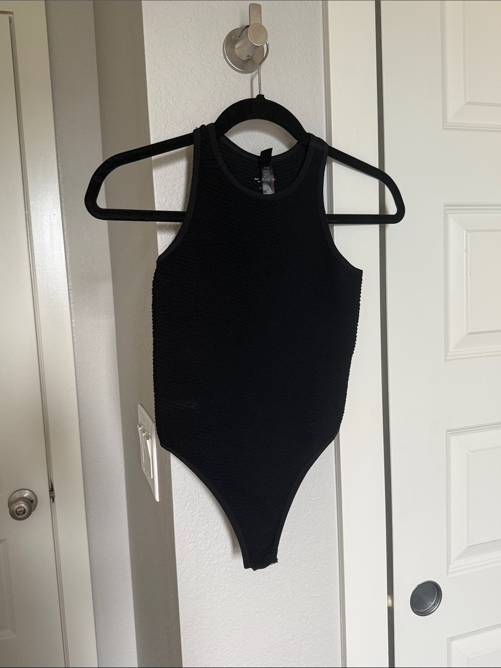 UO Black Ribbed Women’s Bodysuit